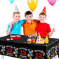 Dydamud 13Th Party Tablecloth,13 Year Old Boy Birthday Decorations 3Pcs Red Black Confetti Table Cover For Boys Birthday Party,