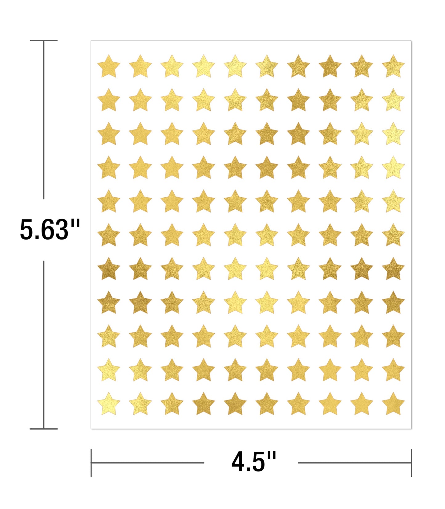 Carson Dellosa Stars, Gold Foil Chart Seals (2166)
