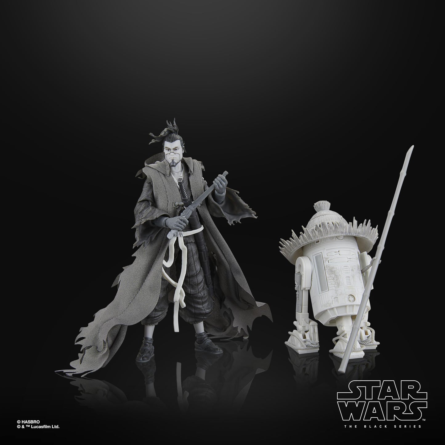 STAR WARS The Black Series Ronin & R5-D56 6" Action Figure 2-Pack - Multicolor, Premium Collectible, Model G1320