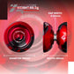MAGICYOYO N11 Professional Unresponsive Yoyo & Responsive Yoyo for Kids 8-12 or Above Alloy Aluminum YoYo with Yoyo Bag  Yoyo Glove  12 Yoyo Strings and Responsive Bearing Kit (Black Red)