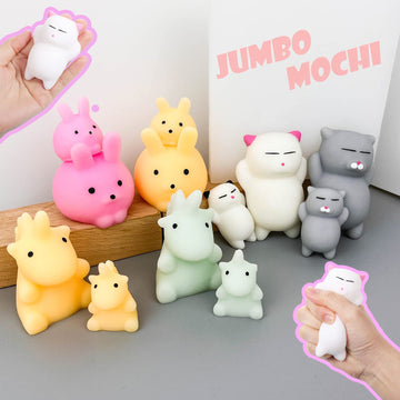 Squishies Mochi Squishy Toy, 12Pcs Jumbo & Mini,Party Favors For Kids Stress Reliever Anxiety Toys,Mini Kawaii Fidget Toys,Pinat