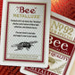 Bee Metalluxe™ Playing Cards - Red Foil Diamond Back, Standard Index