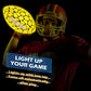 Jasonwell Glow in The Dark Football - Strong Grip Light Up Football Toy Stuff Sports Balls for Boys Kids Teenage Junior Youth mature-themed Outdoor Christmas Birthday Gifts for Age 6-8 8-12 13 + Year Old No.9