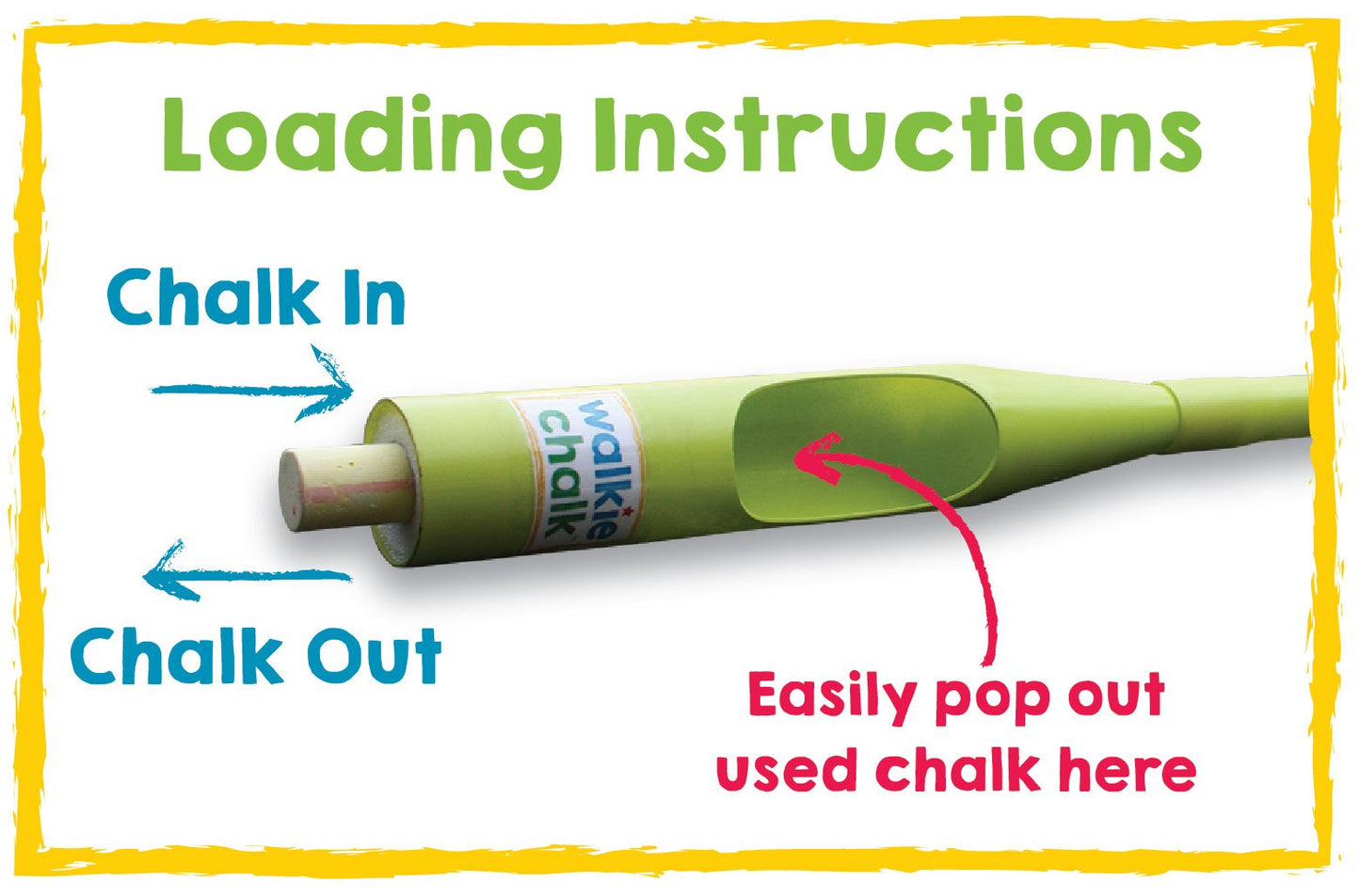 Walkie Chalk Stand-Up Sidewalk Chalk Holder, (Teal), Creative Outdoor Toys For Kids And Adults Including 2X Chalks, Street Art & Playground Supplies, Accessible Fun For Everyone