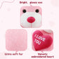 Maogolan Giant Teddy Bear 5Ft- I Love You Red Heart Big Pink Teddy Bear Stuffed Animal - Jumbo Valentines Teddy Bear For Girlfriend,Boyfriend,Wife,Lover - Anniversary, Birthday