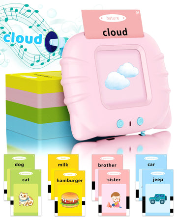 Kokodi Talking Flash Cards For Toddler Girls Toys Age 2-5, Speech Therapy Toys 224 Sight Words Speech Therapy Toys Learning Alphabet Educational Christmas Birthday Gifts For Boys Girls