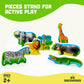 Big Discoveries Wooden Puzzle - Animal Wood Puzzles For Toddlers 2+ Years Old | Montessori Learning Puzzles For Kids - Great For