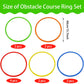 Libima Obstacle Course Ring Set Exercise Hoop Large Hoop Plastic Toys Playground Toys For Gymnastics Practice Party Games Educat