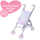 Adora Baby Doll Umbrella Stroller, Pretend Play Toy Accessories for Dolls up to 16 Inch, Foldable & Easy to Store, Smooth Steeri