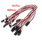 500Mm Servo Extension Cable 3 Pin Male To Female Lead Wire For Rc Airplane (10Pcs)