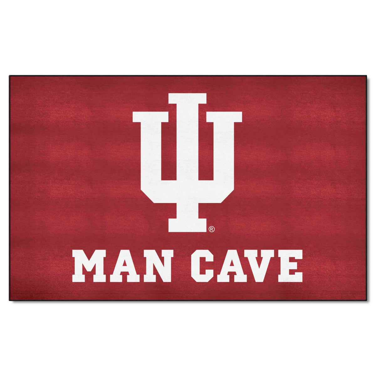 FANMATS 14555 Indiana Hooisers Man Cave UltiMat Rug - 5ft. x 8ft. | Sports Fan Area Rug, Home Decor Rug and Tailgating Mat
