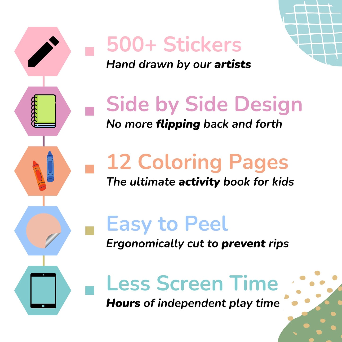 Cupkin Cold Blooded Critters Sticker Book Activity For Kids, Kid Plane Activities, 500+ Animal Stickers For Kids 12 Scenes + Col