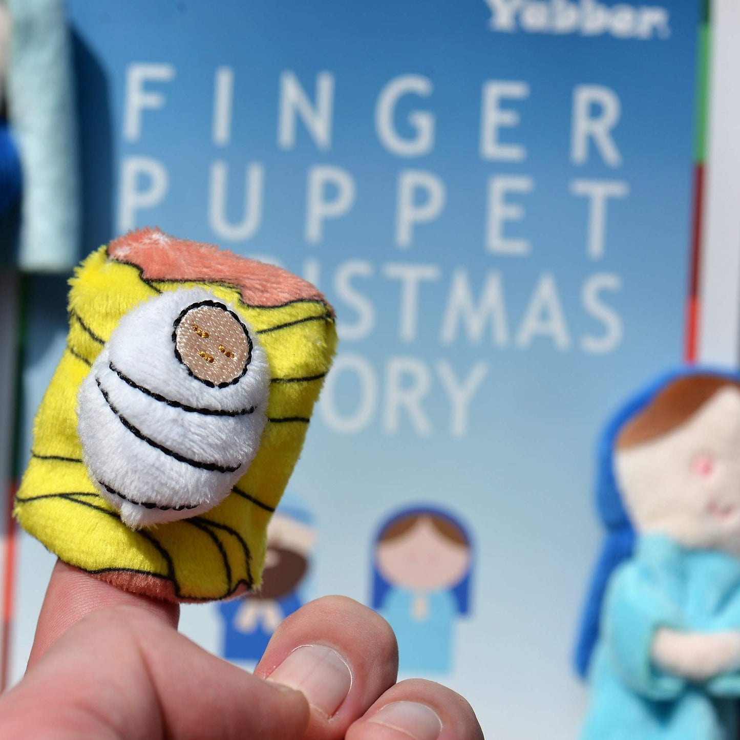 The Nativity Christmas Story | Finger Puppet Set [12-Pack] | For Parents And Teachers To Read To Children | Includes Kids Bible