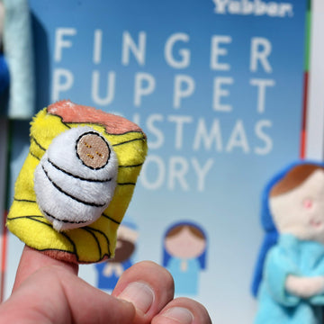 The Nativity Christmas Story | Finger Puppet Set [12-Pack] | For Parents And Teachers To Read To Children | Includes Kids Bible