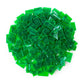 Bulk Dominoes Plastic Bulk 100pcs - Building and Stacking and Chain Reaction Toppling STEAM Toy Blocks for Kids (Clear Emerald)