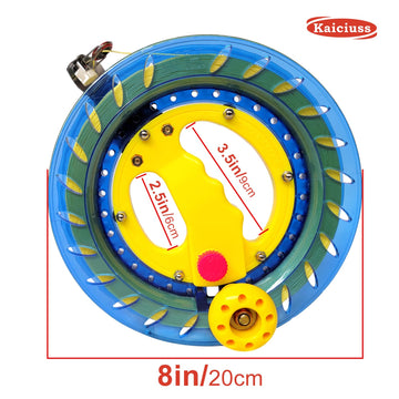 Kaiciuss 8 Inch Kite Reel Winder With Line, Kite String Reel For Kids & Adults, Easy To Use Kite String And Spool, It Comes With 1000 Ft Durable Kite Thread And Connector.