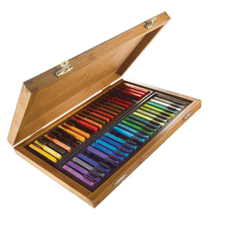 Cont    Paris Colour Pastel Carr   Wood Box, Set of 48, Assorted