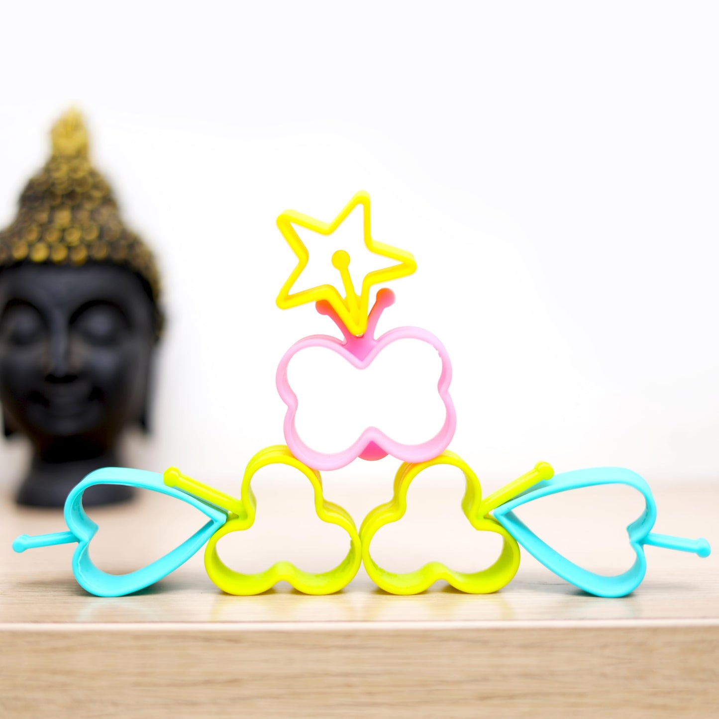 Mamamor Silicone Toys Montessori Sensory Play For Kids 3 Years & Above | ShapeShifting Star, Heart & Triangle | Pediatric Appro