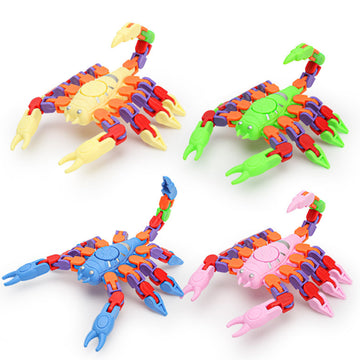 Sukipin Scorpion Toys, Animals Fidget Toys For Kids 3-5, Wacky Tracks Transformable Toys For Toddlers, Christmas Party Favors St