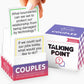 TALKING POINT CARDS Conversation Cards for Couples - 200 Engaging Questions, Small, Multicolor, Paper