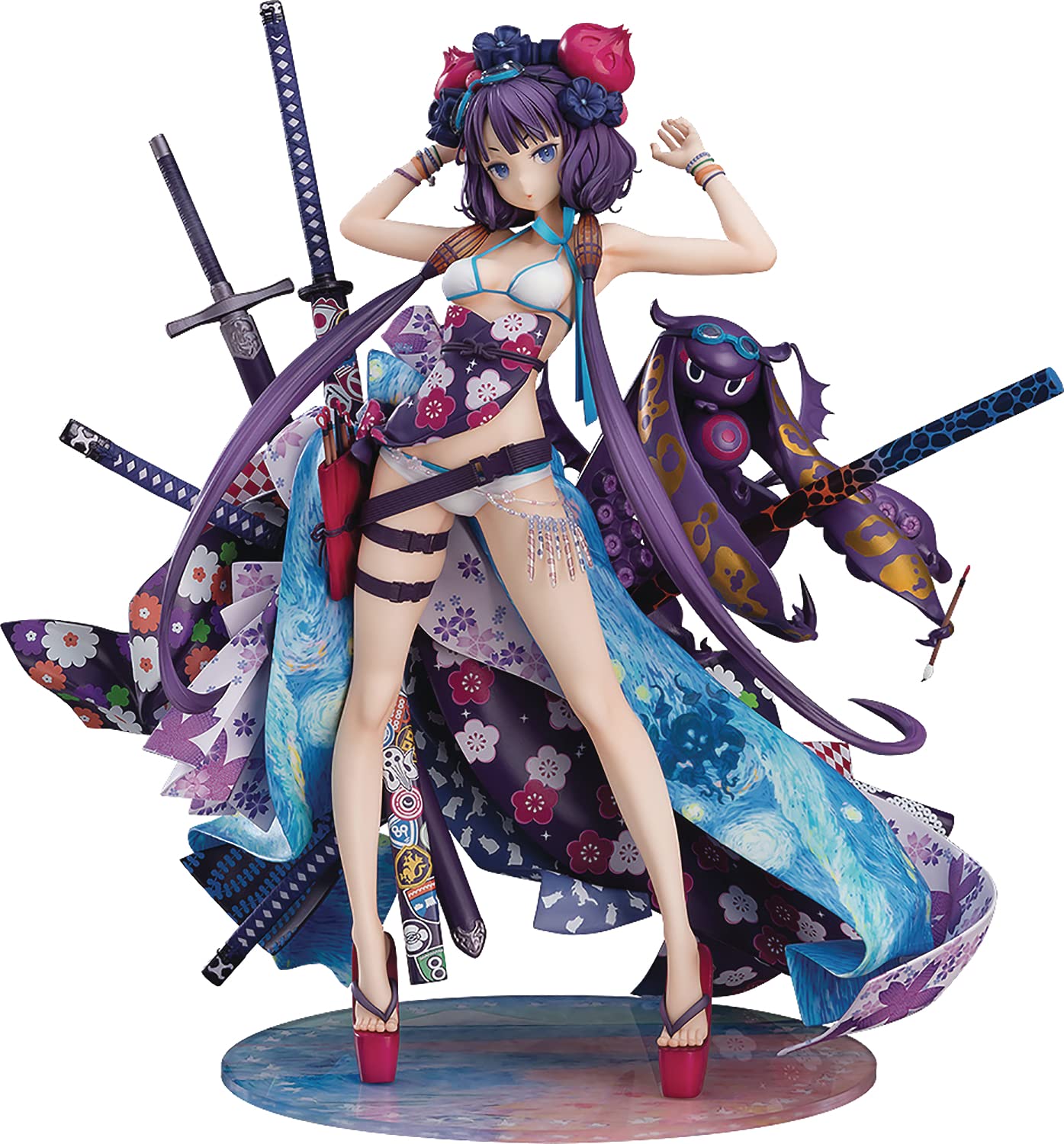 Good Smile Fate/Grand Order: Saber/Katsushika Hokusai 1:7 Scale Pvc Figure,Multicolor