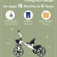 Kriddo Kids Tricycles Age 24 Month To 5 Years, Toddler Kids Trike For 2.5 To 5 Year Old, Gift Toddler Tricycles For 2-4 Year Old