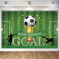 Soccer Happy Birthday Backdrop Decorations Soccer Happy Birthday Banner Soccer Birthday Photo Background For Home Indoor Outdoor