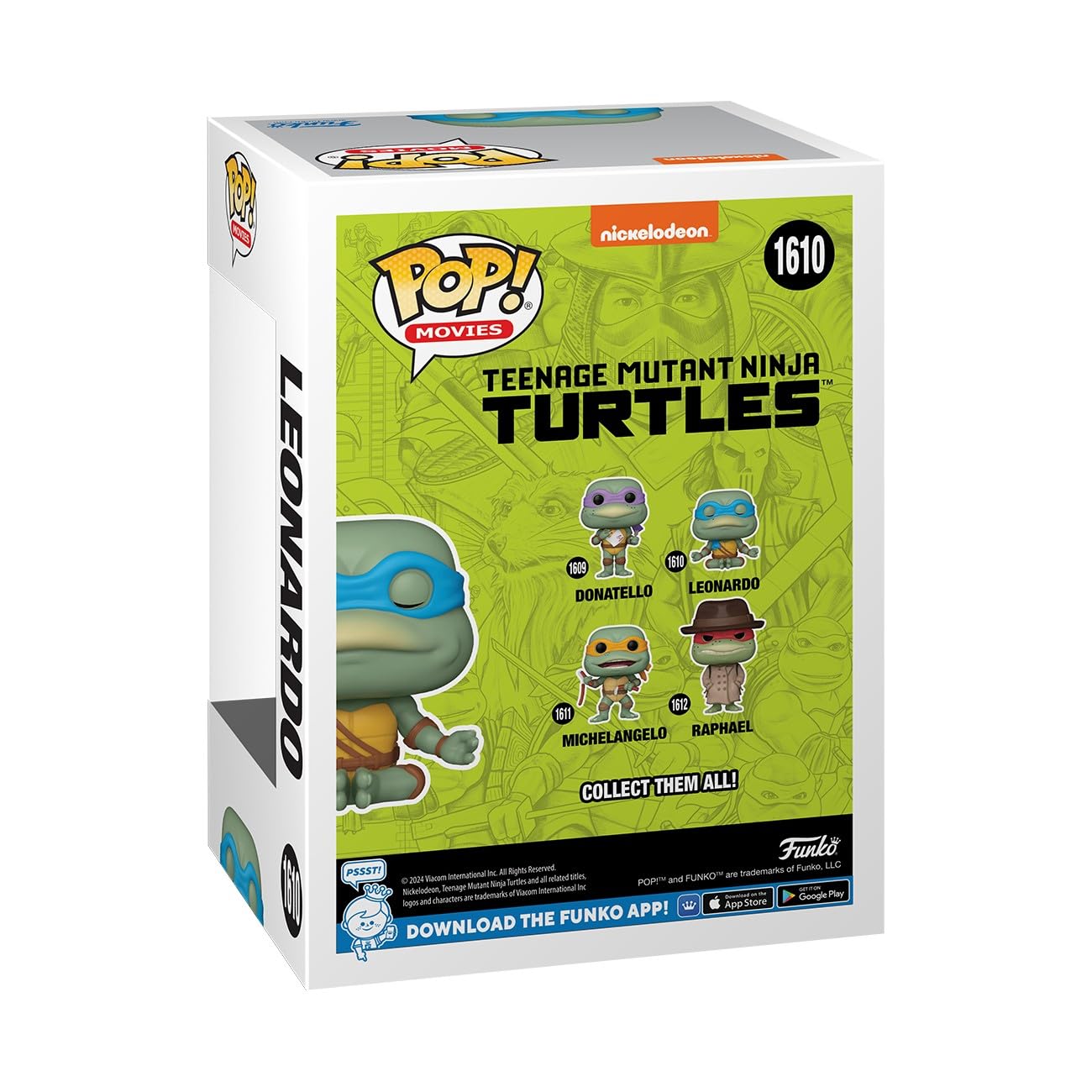 Funko Pop! Movies: Teenage Mutant Ninja Turtles (Tmnt) - Leonardo - (Meditating) - Collectable Vinyl Figure - Gift Idea - Offici