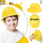 48 Pieces Kids Construction Worker Costume Includes 24 Pcs Construction Hats And 24 Pcs Construction Vests For Kids Birthday Par