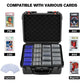 Card Storage Box For Graded Sports Cards - Extra Large Baseball Card Storage Box With 16 Dividers For Psa Bgs Sgc | Waterproof T