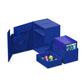 Ultimate Guard Flip'N'Tray 133+, Deck Case For 133 Double-Sleeved Tcg Cards + Dice Tray, Blue, Independent Magnetic Closure & Mi