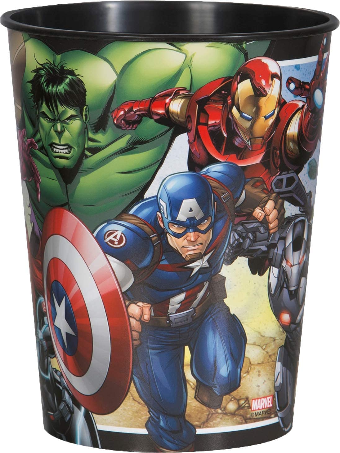 Marvel Avengers Superhero Birthday Party Supplies Set of 12 16oz Plastic Reusable Favor Cups