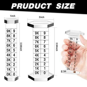 4 Pcs Flying Miniatures Combat Riser Acrylic Laser Cut Flight Stand 0 to 999 ft Height Platforms Fleet Movement Stands for Table