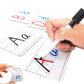 Magnetic Alphabet Flash Cards For Kids,Dry Erase Letter Tracing For Handwriting Practice,A Set Of 28 Letter Flashcards Uppercase