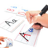 Magnetic Alphabet Flash Cards For Kids,Dry Erase Letter Tracing For Handwriting Practice,A Set Of 28 Letter Flashcards Uppercase