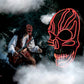 ILEBYGO LED Halloween Light Up Mask Purge Mask Scary Mask with EL Wire 3 Flashing-Modes for Halloween Festival, Party, Cos Play