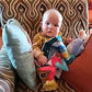 The Ocean Adventure Crinkle Baby Sensory Play Book with Teether Ring