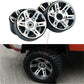 LAFEINA 1:10 Scale RC Crawlers Metal Alloy 1.9 Inch Beadlock Wheel Rim with 6 Spokes for 1/10 RC Rock Crawler Axial SCX10 CC01 D