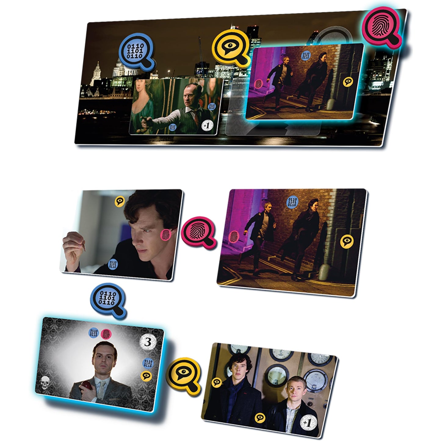 Lucky Duck Games Sherlock: Case Connection Board Game - Unravel Mysteries With Masterful Deduction! Detective Game For Kids And Adults, Ages 8+, 2-4 Players, 30 Minute Playtime, Lucky Duck Games