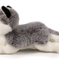 Ice King Bear 8" Gray Little Siberian Husky Plush Toy - Soft Polyester Stuffed Animal, Model IKB6910915s