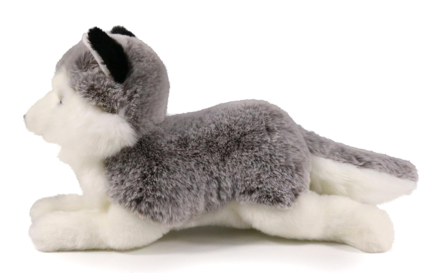 Ice King Bear 8" Gray Little Siberian Husky Plush Toy - Soft Polyester Stuffed Animal, Model IKB6910915s
