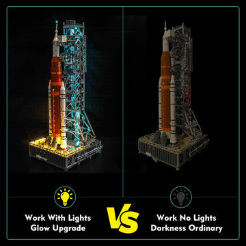 Locolee Led Light Kit Compatible With Lego Nasa Artemis Space Launch System 10341 (No Models Only Light) Creative Lighting Set A