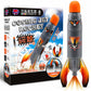 Kit4Curious Diy Cosmic Jet Rocket & Launching Kit For Kids | Build & Launch Reusable Rocket Upto 50 Ft School Project Kit | Spac