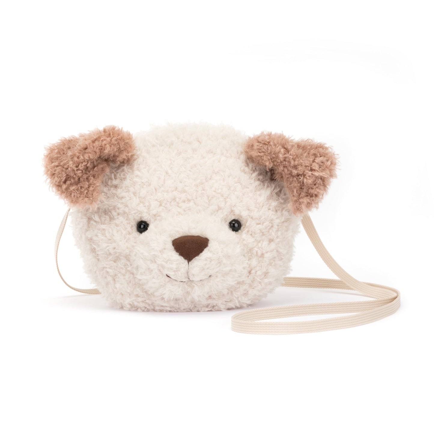 Jellycat Little Pup Plush Crossbody Bag - 7.5 Unique Handbag, Fun Shoulder Purse for Kids