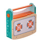 Dailyfunn Wooden Foldable &Portable Toy Stove Pretrend Kitchen PlaySet with Cooking Accessories
