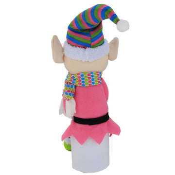 Wewill 20' Christmas Elf Dolls Bendy Plush Elves Soft Stuffed Toy Girl Fun Holiday Decorations For Kids