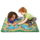 Melissa & Doug Prehistoric Playground Dinosaur Activity Rug -39 x 36