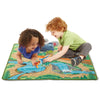 Melissa & Doug Prehistoric Playground Dinosaur Activity Rug -39 x 36