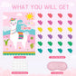 WERNNSAI Pin The Tail on The Llama Party Games - Llama Theme Birthday Supplies for Kids Girls 21 x 28 Poster 24 Pcs Tails Alpaca