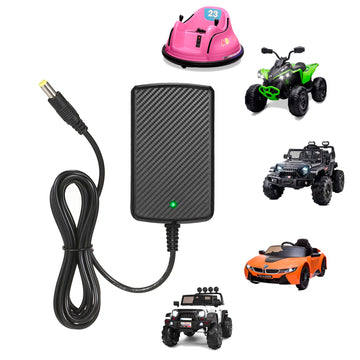 12V Charger For Kids Ride On Toys Car 12 Volt Battery Charger For Best Choice Products Suv Kid Trax Dynacraft Kidzone Bumper Car Jeep Electric Mercedes Lamborghini Powered Wheel Charger